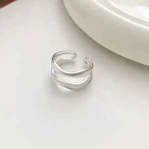 Elegant Silver Open Band Ring 💍